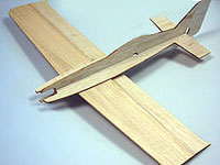 Model airplane - balsa laser cutting