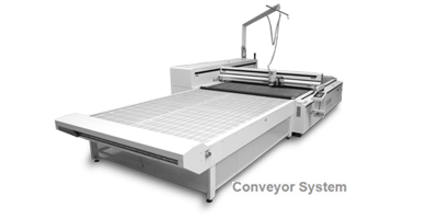 CO₂ Lazer sistemi XL-3200 modeli konveyör sistemi ile birlikte