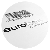 Fine product markings (e.g. serial numbers, date and barcodes)